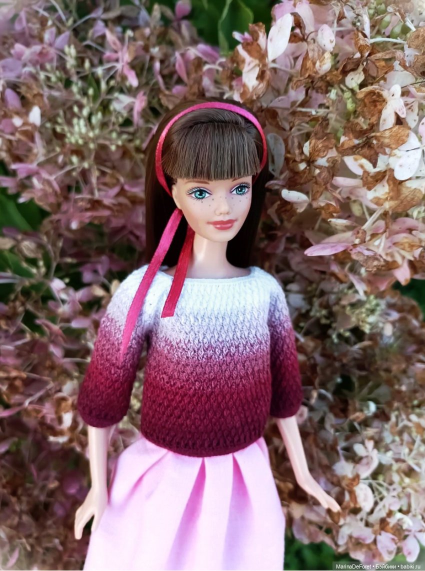 Вязаная одежда для кукол - часть девятая - осень
