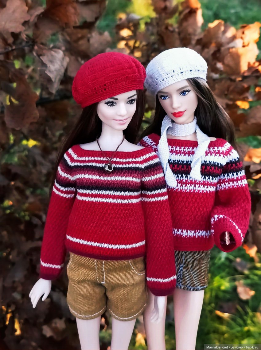 Вязаная одежда для кукол - часть десятая - осень 2025