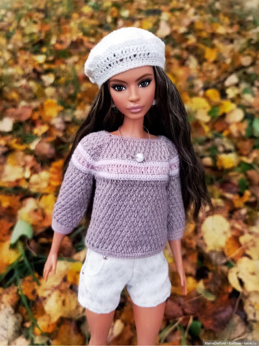 Вязаная одежда для кукол - часть девятая - осень