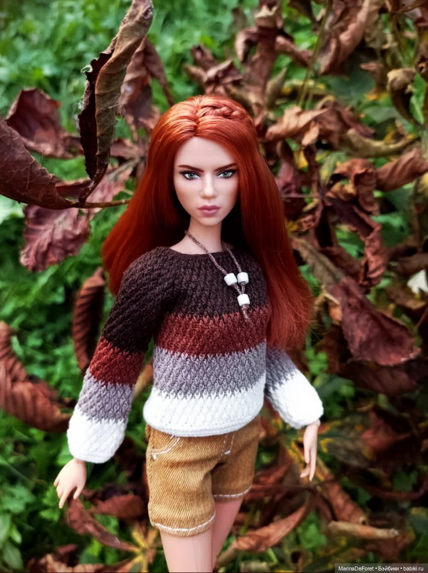 Вязаная одежда для кукол - часть девятая - осень (фото 2)