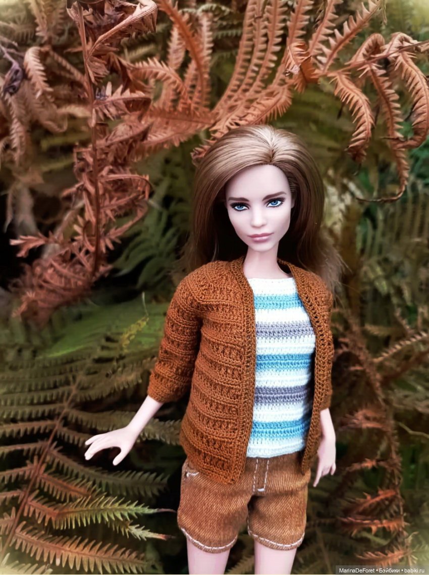 Вязаная одежда для кукол - часть девятая - осень
