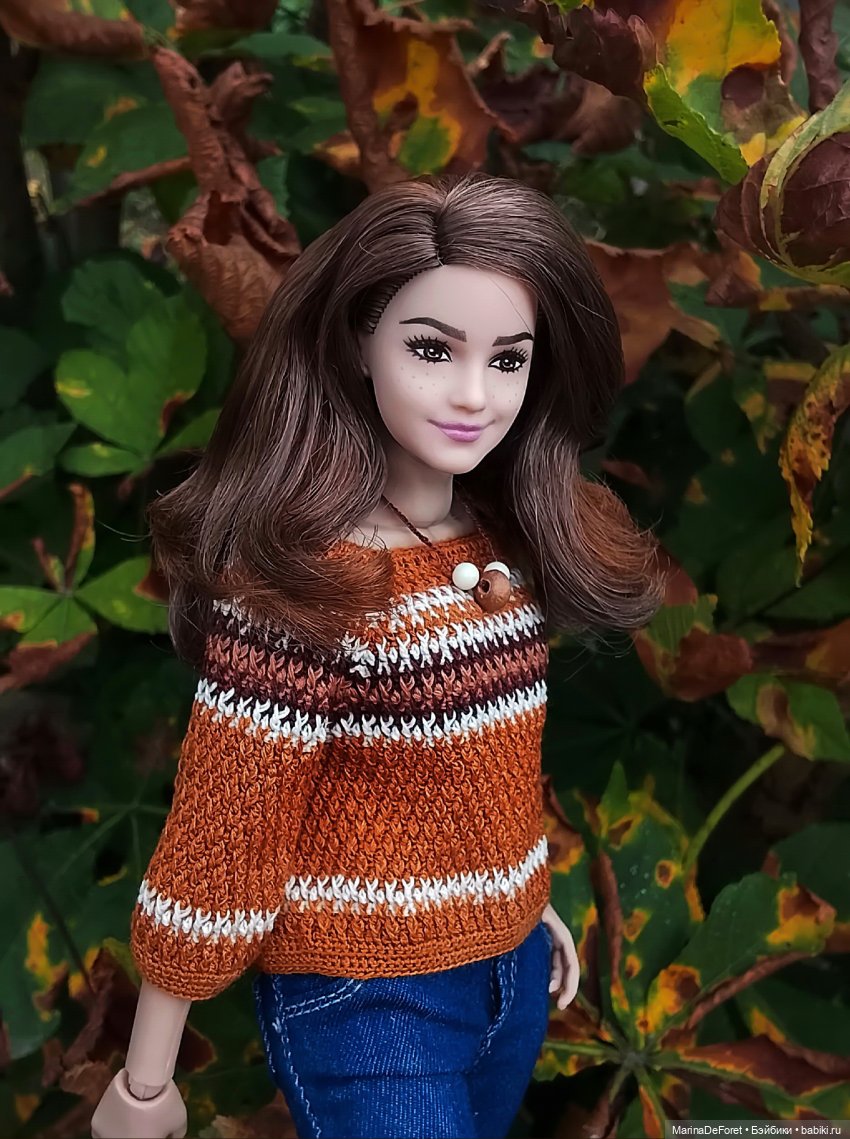 Вязаная одежда для кукол - часть десятая - осень 2025