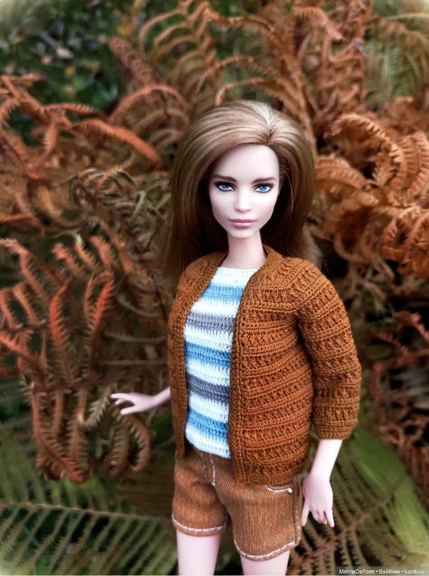 Вязаная одежда для кукол - часть девятая - осень