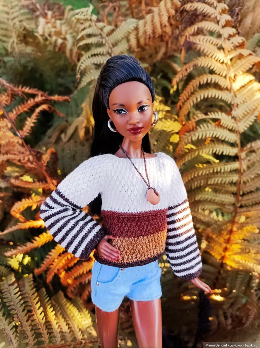 Вязаная одежда для кукол - часть девятая - осень