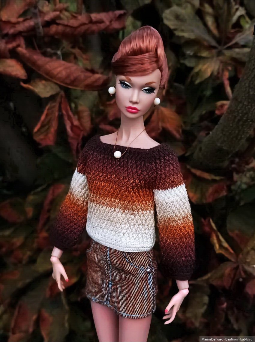 Вязаная одежда для кукол - часть десятая - осень 2025 (фото 7)