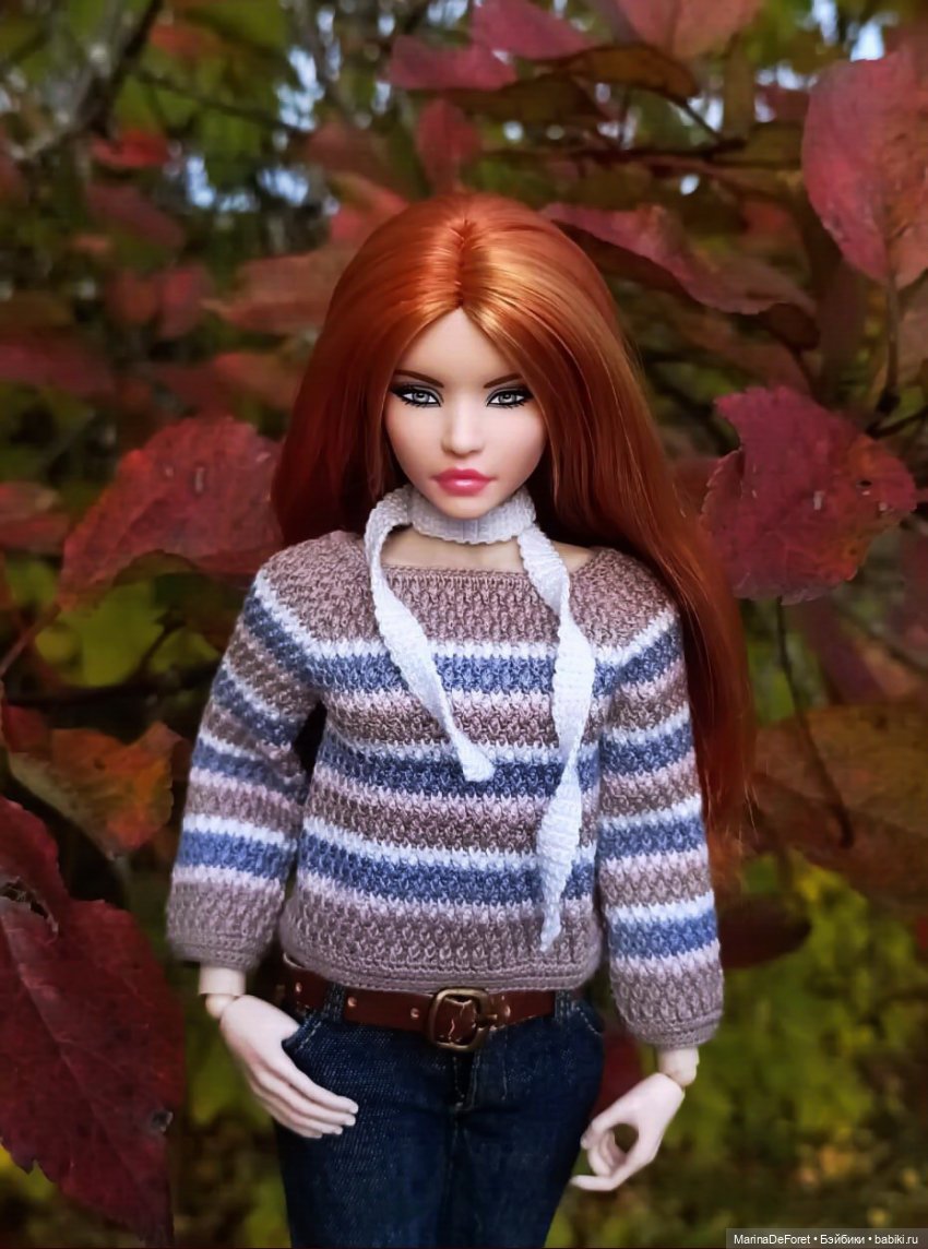 Вязаная одежда для кукол - часть десятая - осень 2025