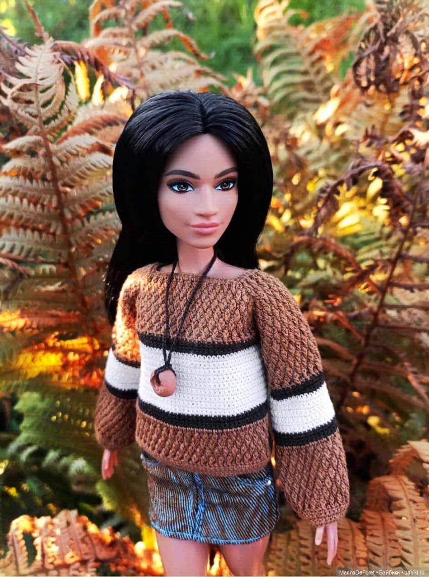 Вязаная одежда для кукол - часть девятая - осень
