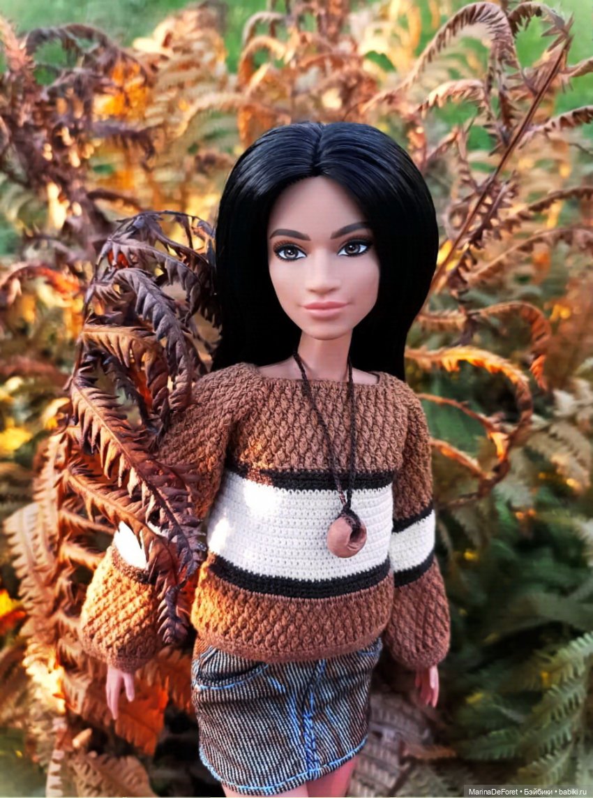 Вязаная одежда для кукол - часть девятая - осень