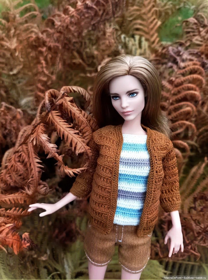 Вязаная одежда для кукол - часть девятая - осень