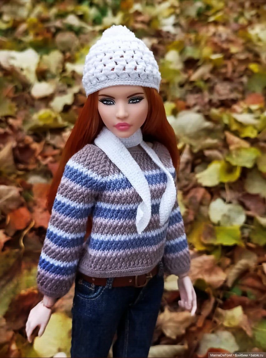 Вязаная одежда для кукол - часть десятая - осень 2025