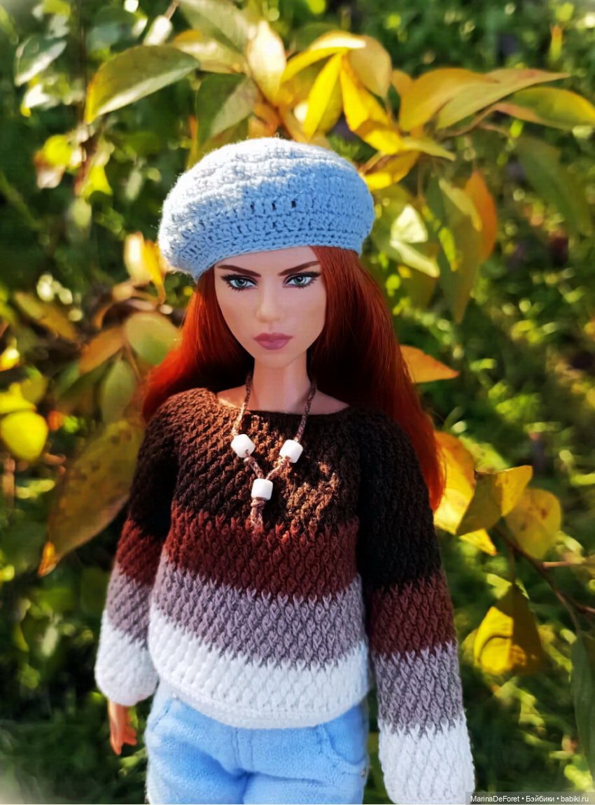 Вязаная одежда для кукол - часть девятая - осень