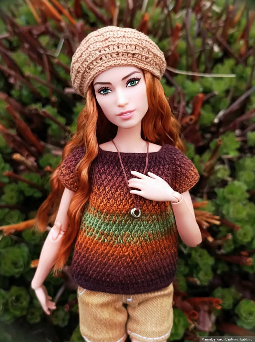 Вязаная одежда для кукол - часть десятая - осень 2025