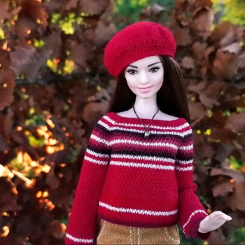 Вязаная одежда для кукол - часть десятая - осень 2025