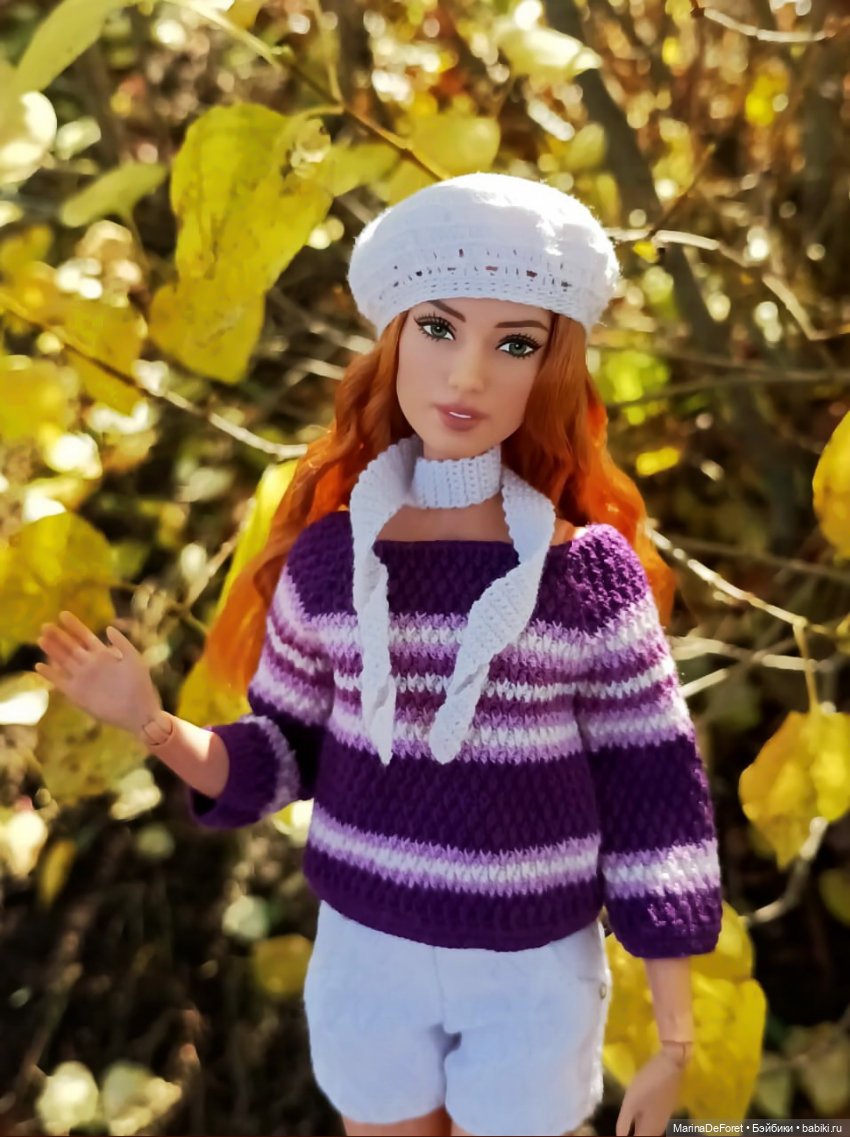 Вязаная одежда для кукол - часть одиннадцатая - осень 2025