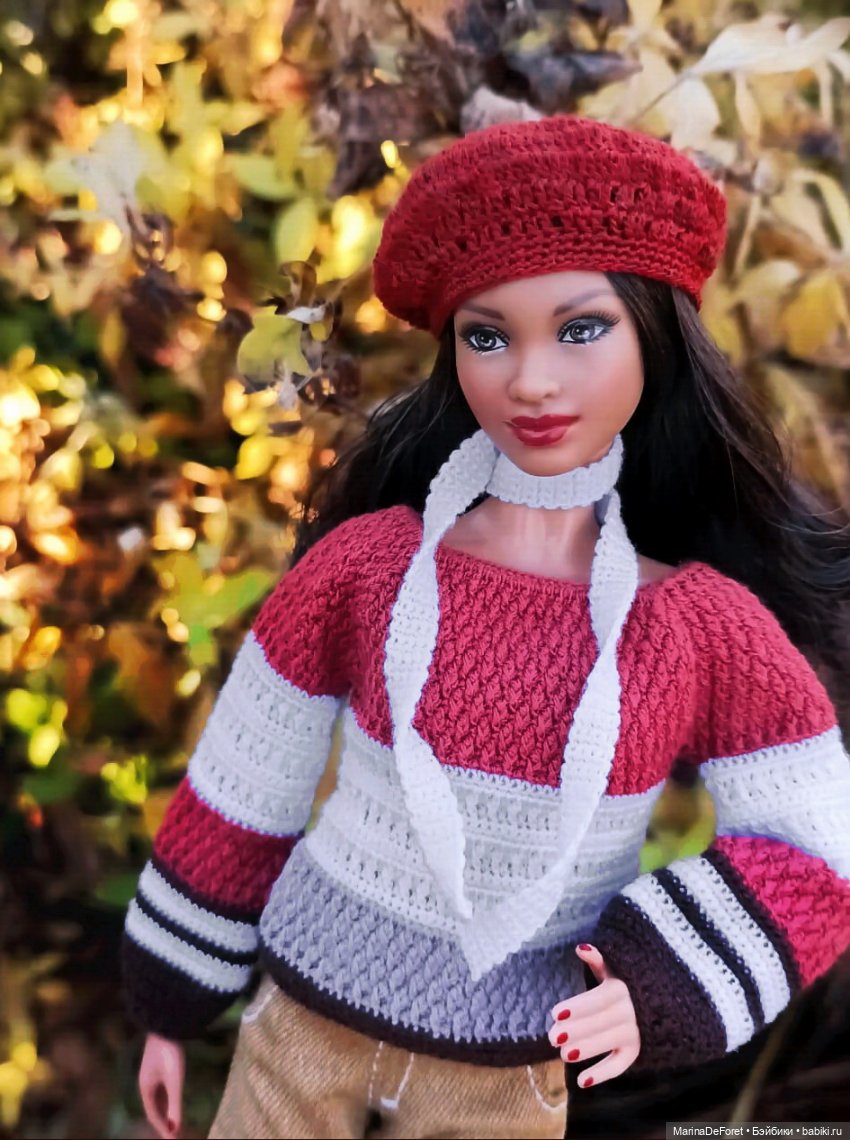 Вязаная одежда для кукол - часть одиннадцатая - осень 2025