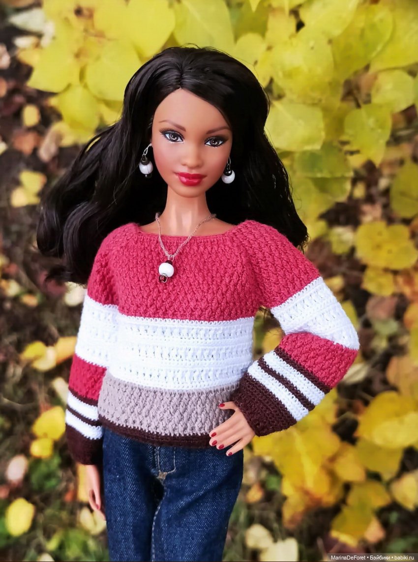 Вязаная одежда для кукол - часть одиннадцатая - осень 2025