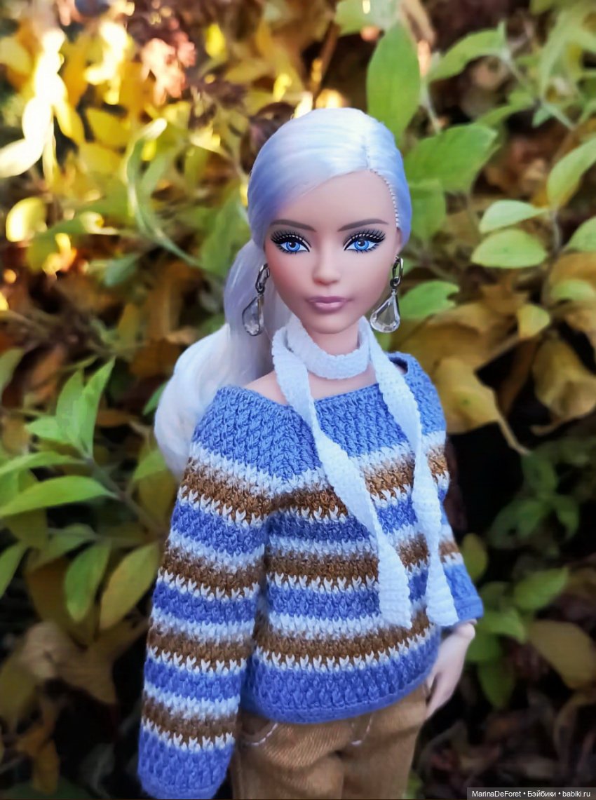 Вязаная одежда для кукол - часть одиннадцатая - осень 2025