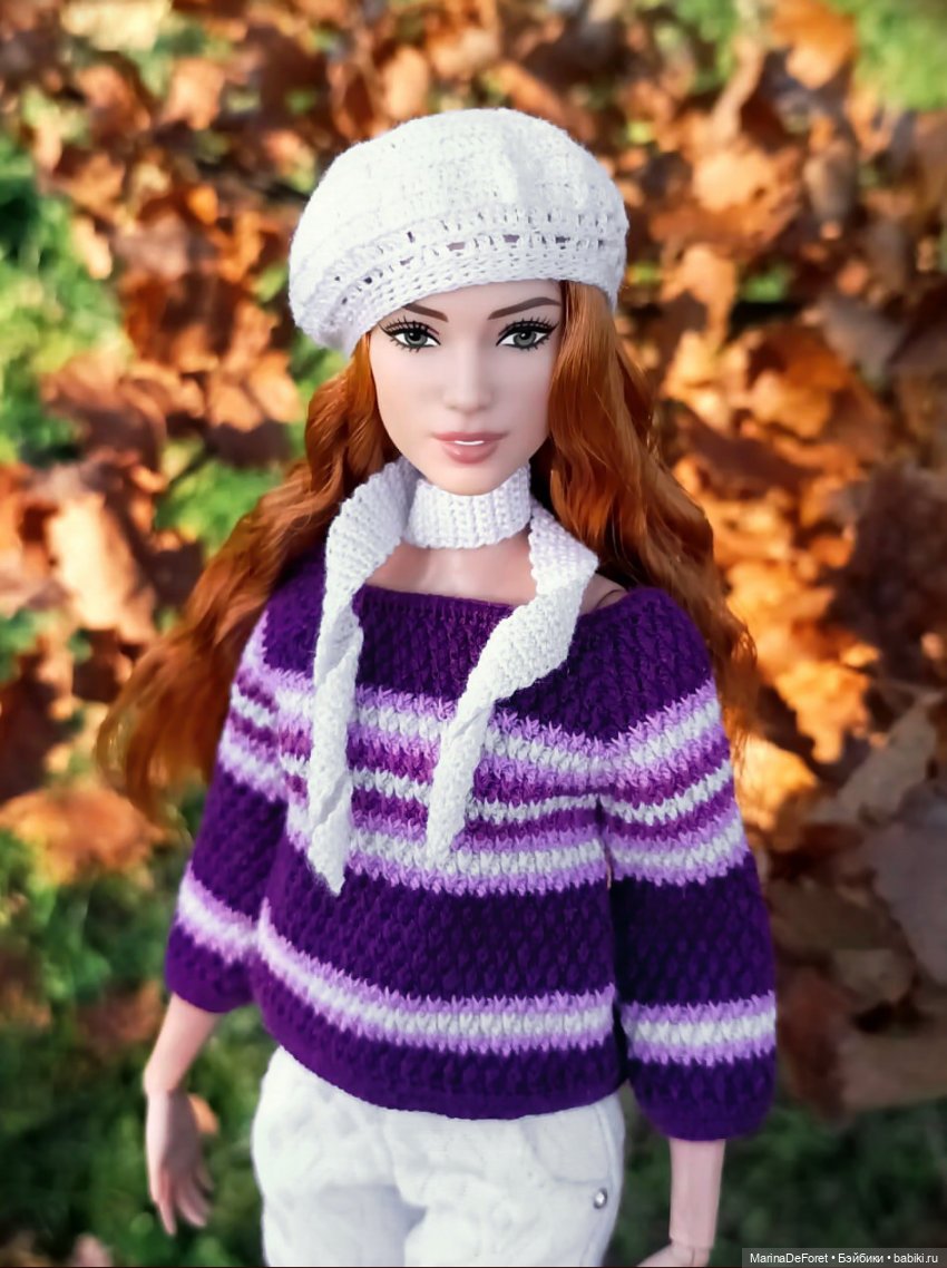 Вязаная одежда для кукол - часть одиннадцатая - осень 2025