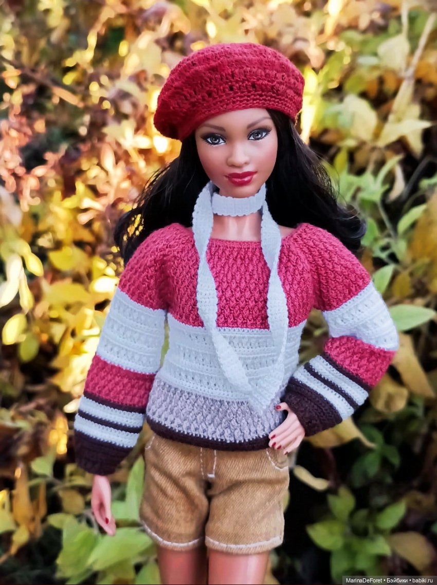 Вязаная одежда для кукол - часть одиннадцатая - осень 2025