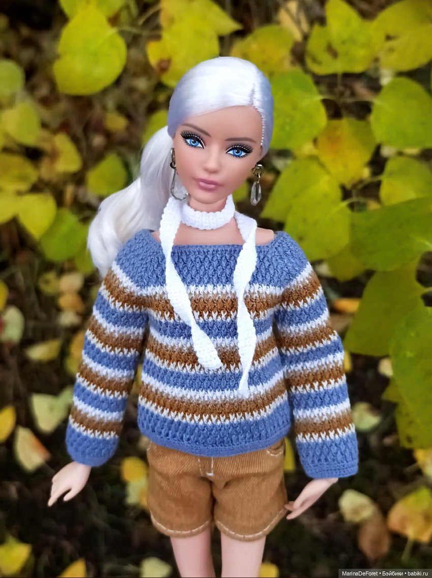 Вязаная одежда для кукол - часть одиннадцатая - осень 2025
