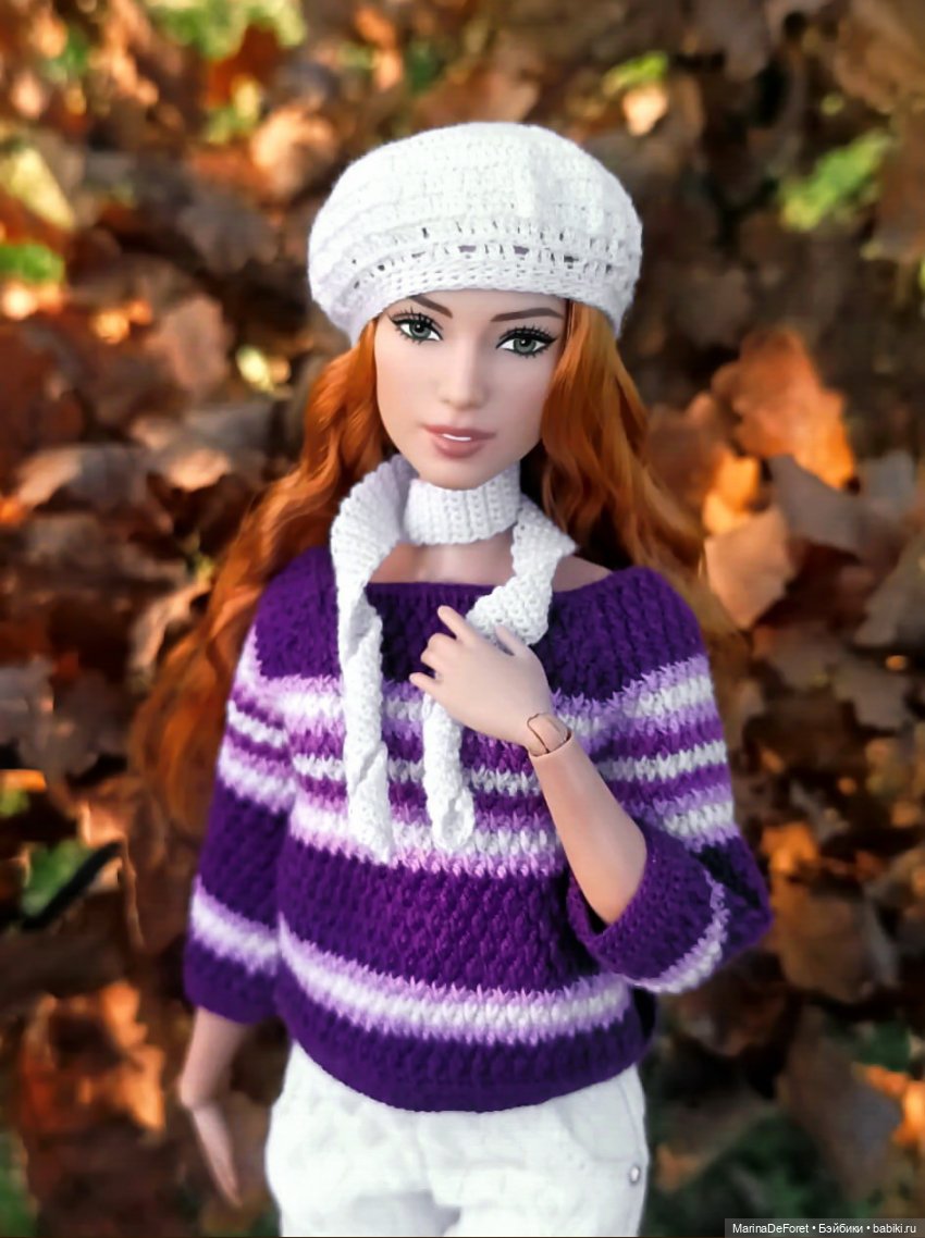 Вязаная одежда для кукол - часть одиннадцатая - осень 2025