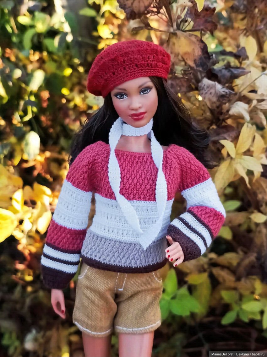 Вязаная одежда для кукол - часть одиннадцатая - осень 2025