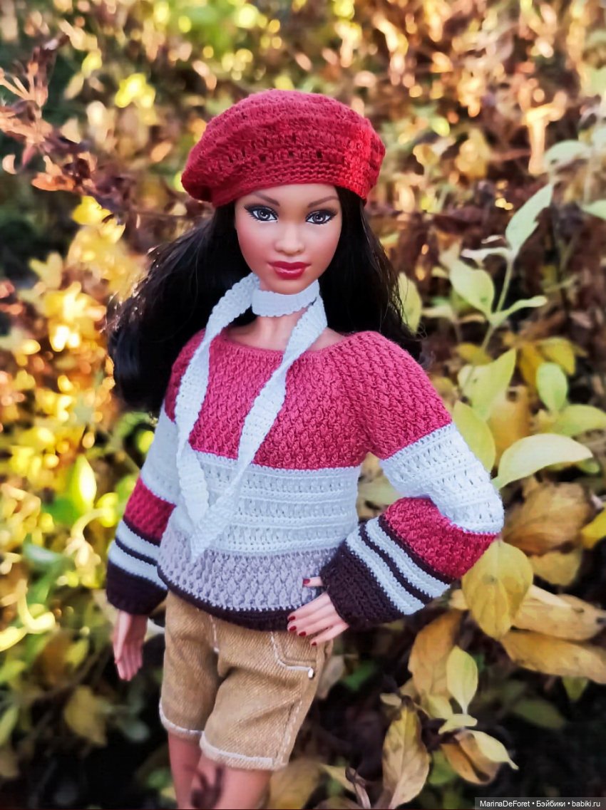 Вязаная одежда для кукол - часть одиннадцатая - осень 2025