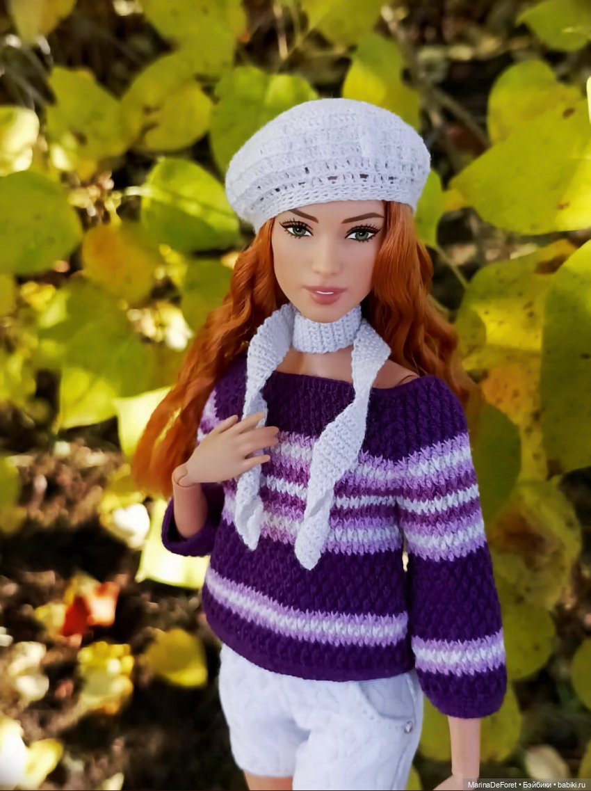 Вязаная одежда для кукол - часть одиннадцатая - осень 2025
