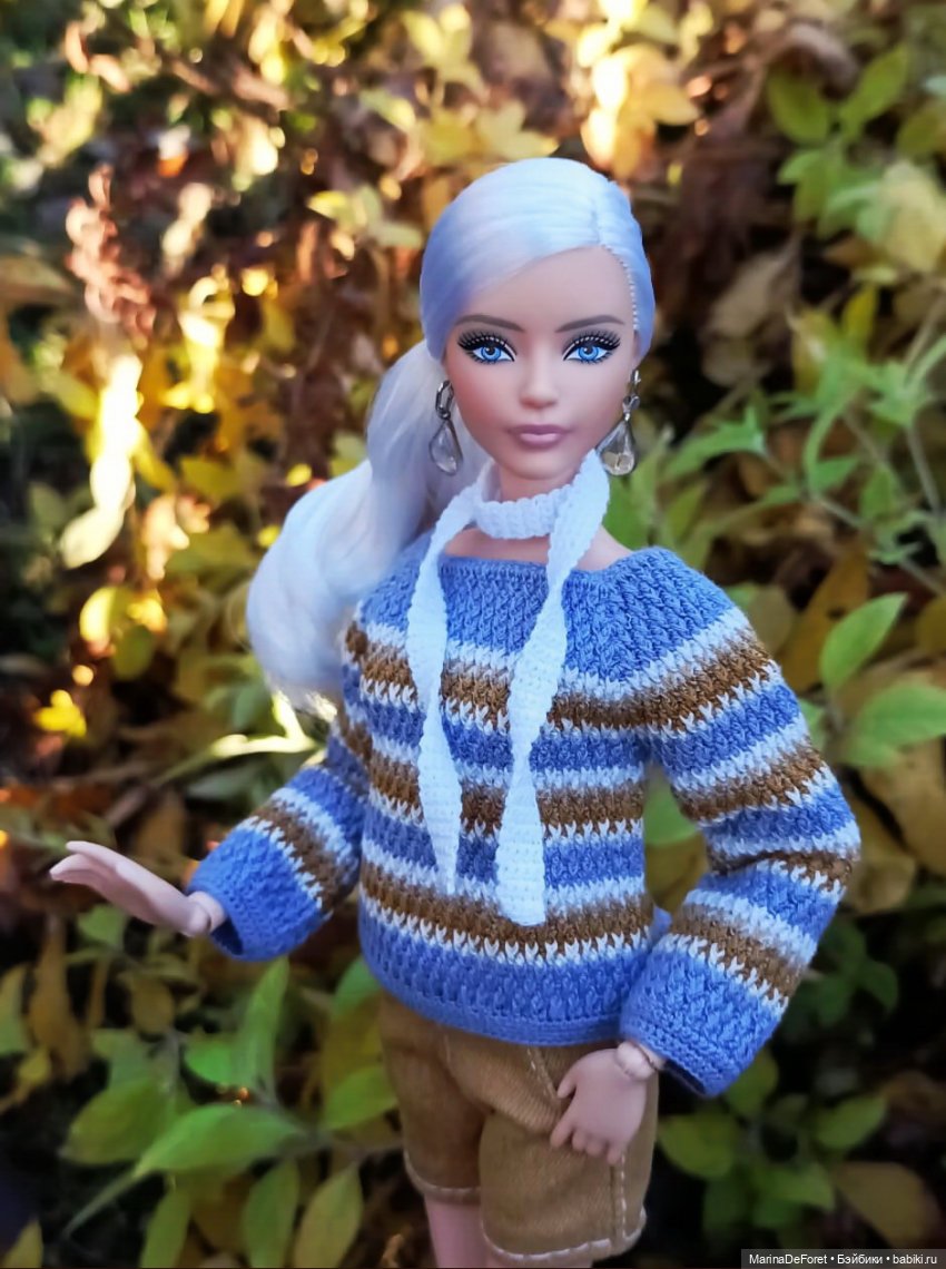 Вязаная одежда для кукол - часть одиннадцатая - осень 2025
