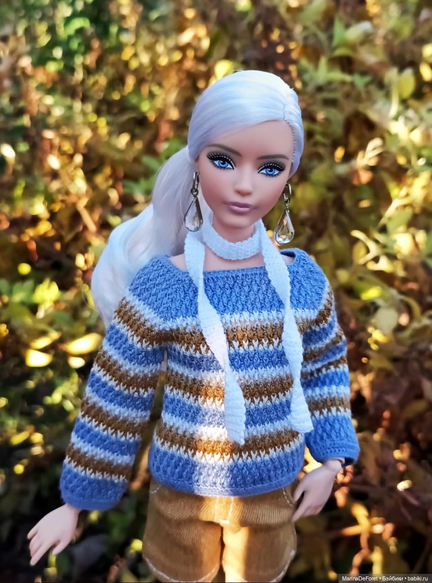 Вязаная одежда для кукол - часть одиннадцатая - осень 2025