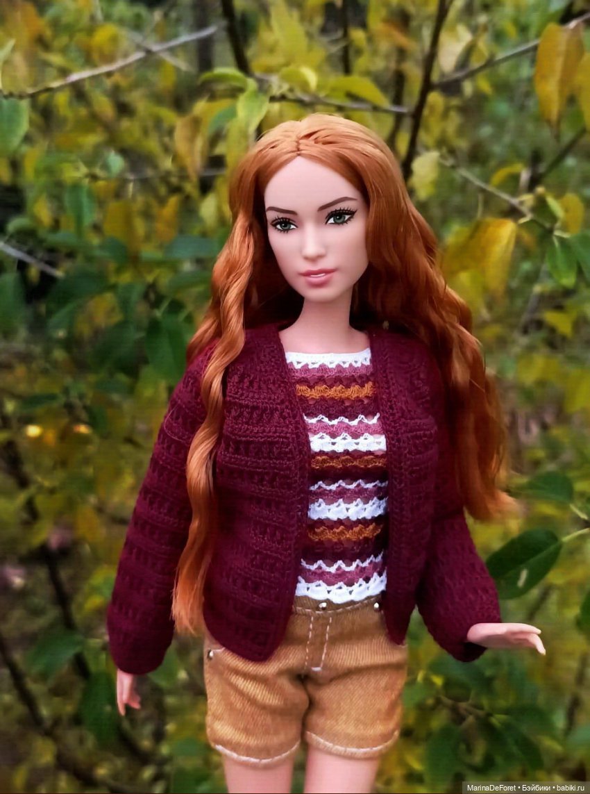 Вязаная одежда для кукол - часть десятая - осень 2025