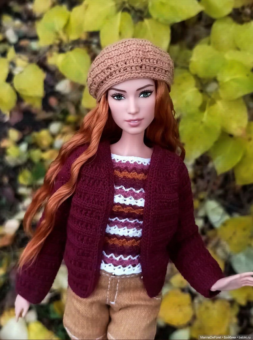 Вязаная одежда для кукол - часть десятая - осень 2025