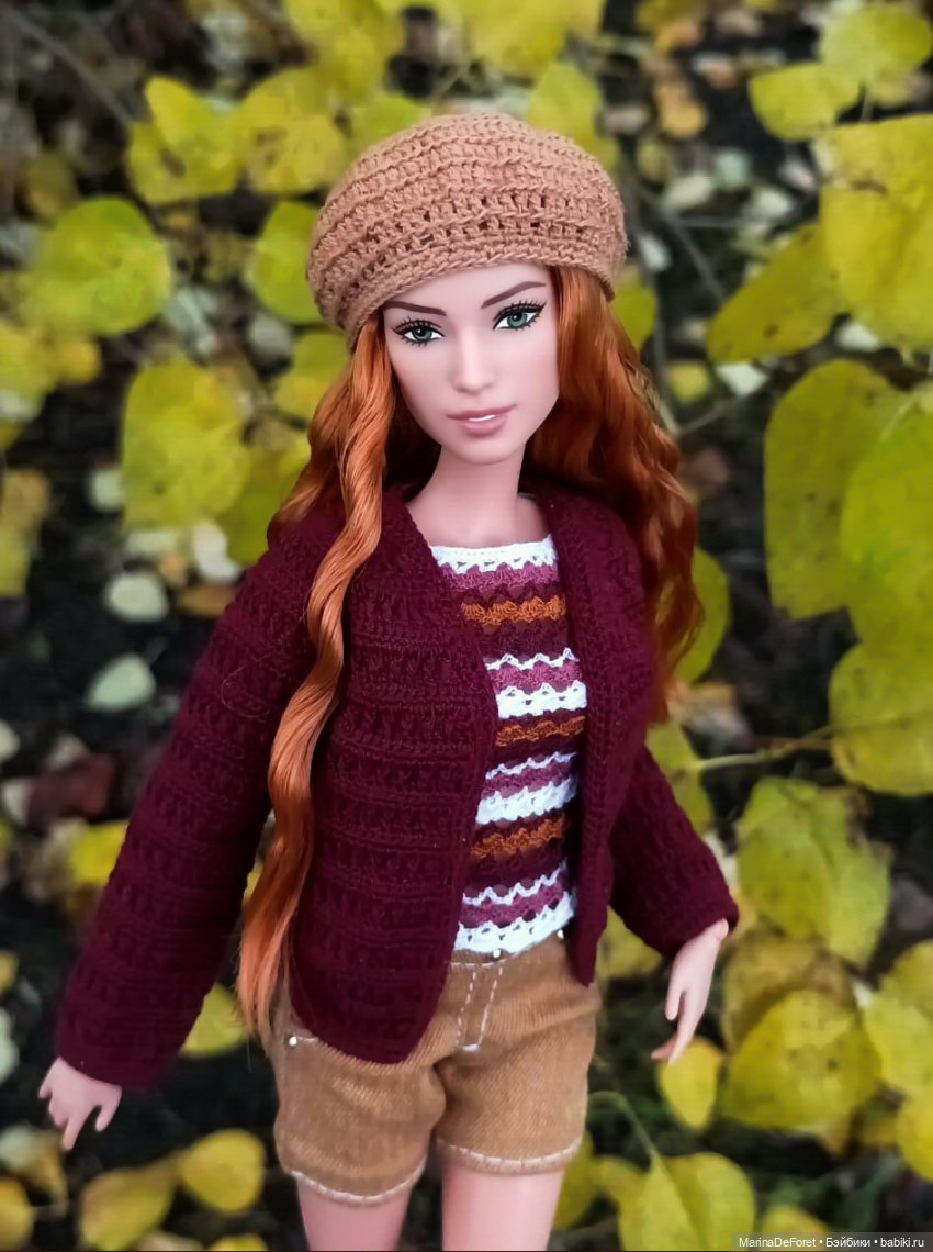 Вязаная одежда для кукол - часть десятая - осень 2025