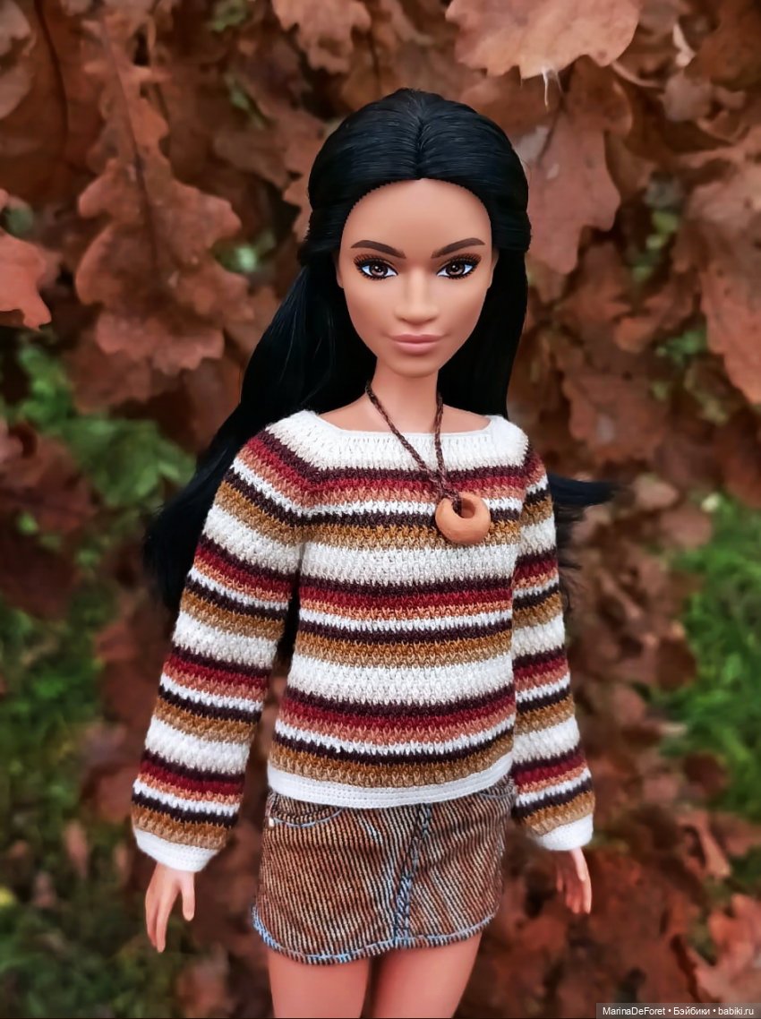 Вязаная одежда для кукол - часть одиннадцатая - осень 2025 (фото 8)