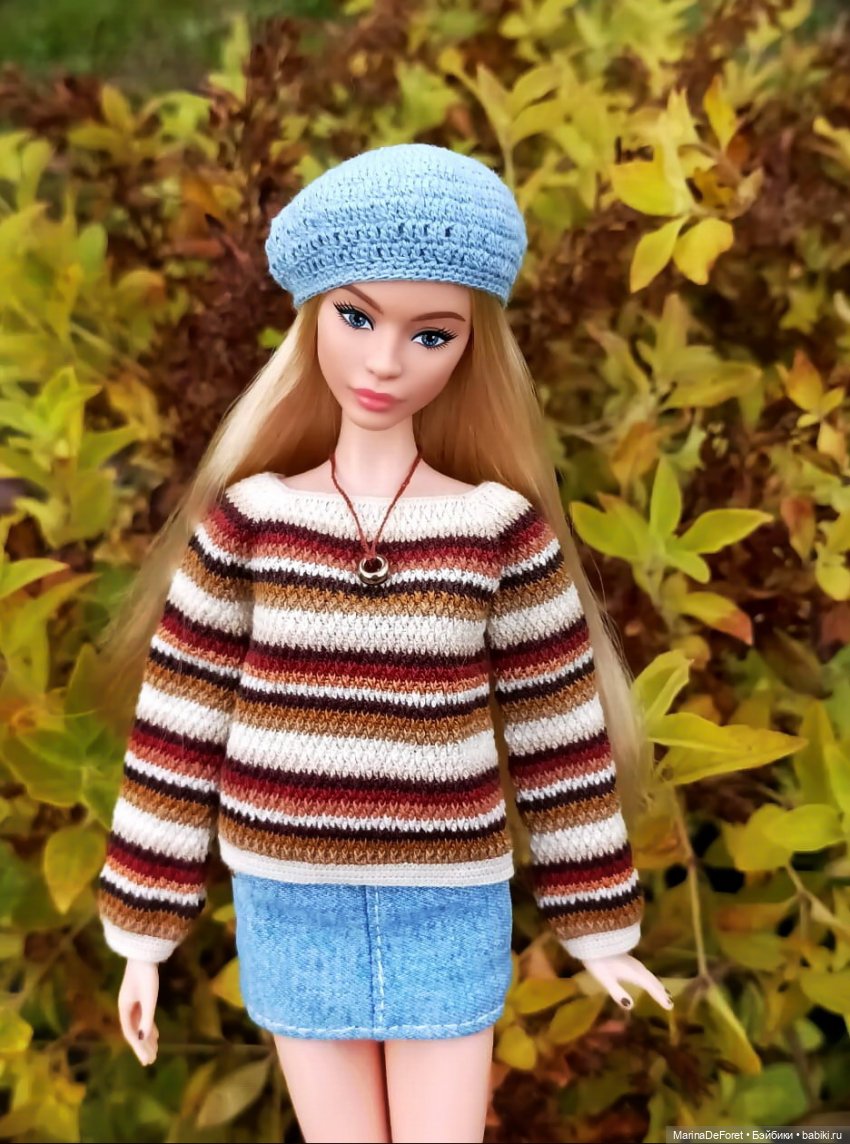 Вязаная одежда для кукол - часть одиннадцатая - осень 2025