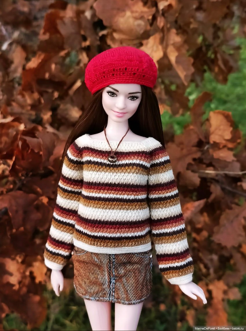 Вязаная одежда для кукол - часть одиннадцатая - осень 2025 (фото 4)