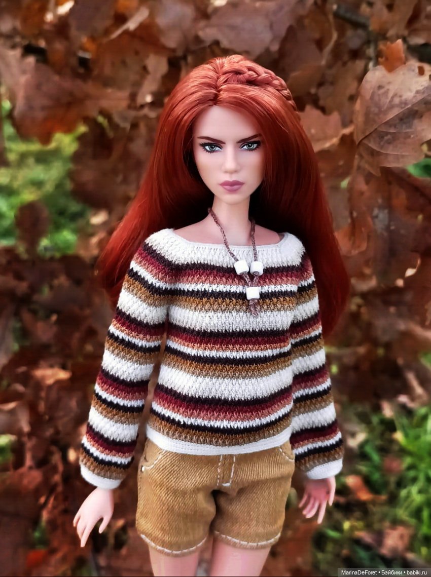 Вязаная одежда для кукол - часть одиннадцатая - осень 2025 (фото 6)