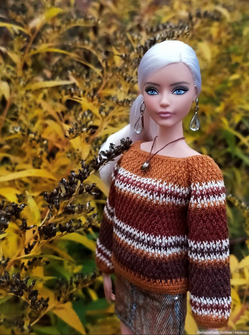 Вязаная одежда для кукол - часть двенадцатая - осень 2025