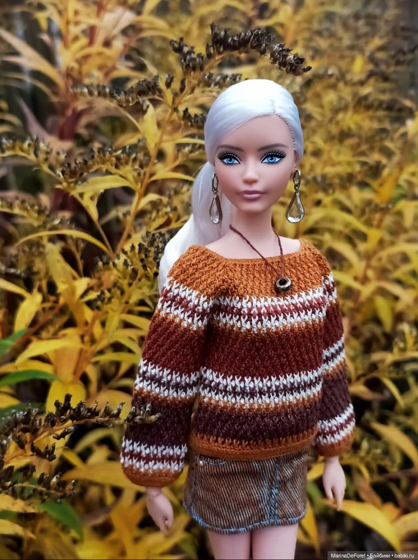 Вязаная одежда для кукол - часть двенадцатая - осень 2025