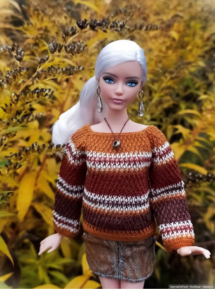 Вязаная одежда для кукол - часть двенадцатая - осень 2025