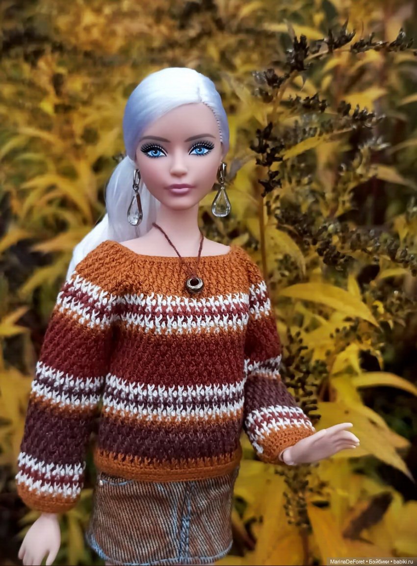 Вязаная одежда для кукол - часть двенадцатая - осень 2025