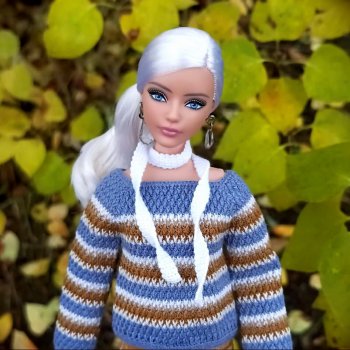 Вязаная одежда для кукол - часть одиннадцатая - осень 2025