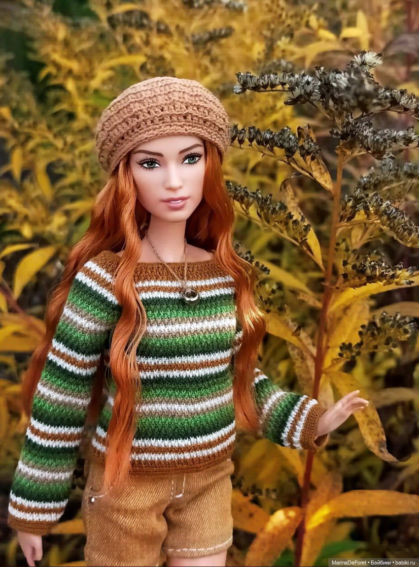 Вязаная одежда для кукол - часть двенадцатая - осень 2025