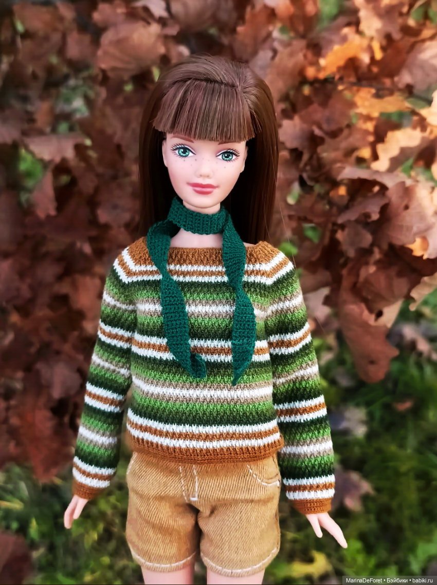 Вязаная одежда для кукол - часть двенадцатая - осень 2025