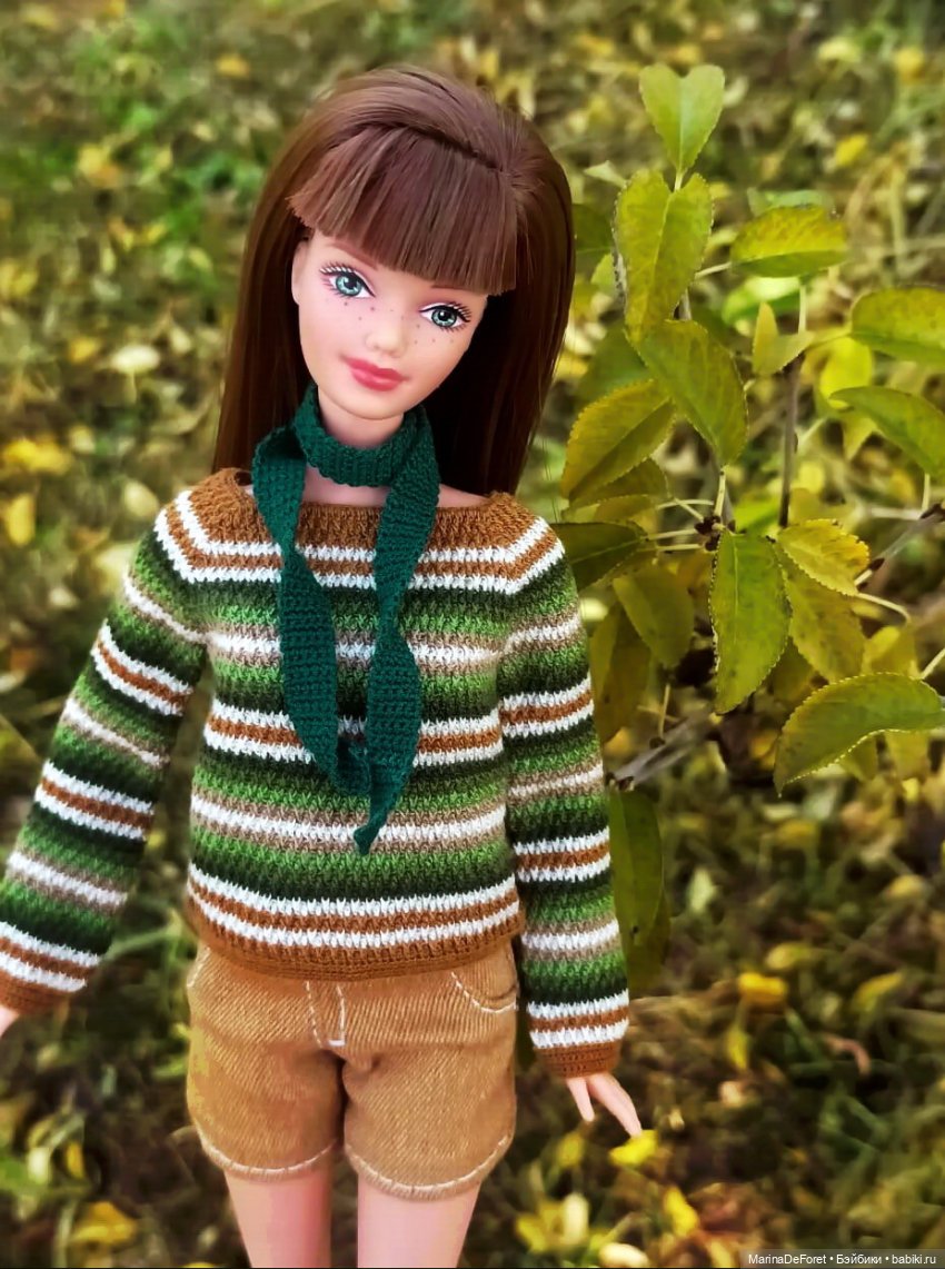 Вязаная одежда для кукол - часть двенадцатая - осень 2025