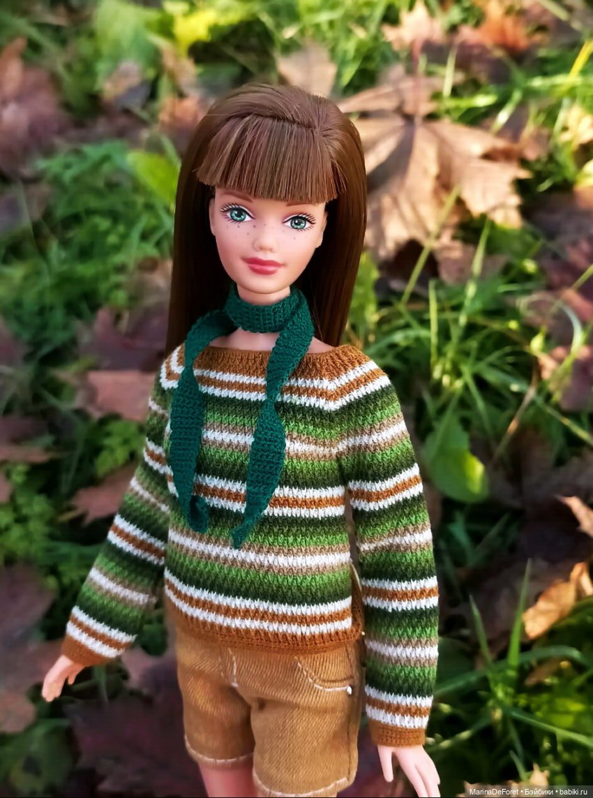 Вязаная одежда для кукол - часть двенадцатая - осень 2025