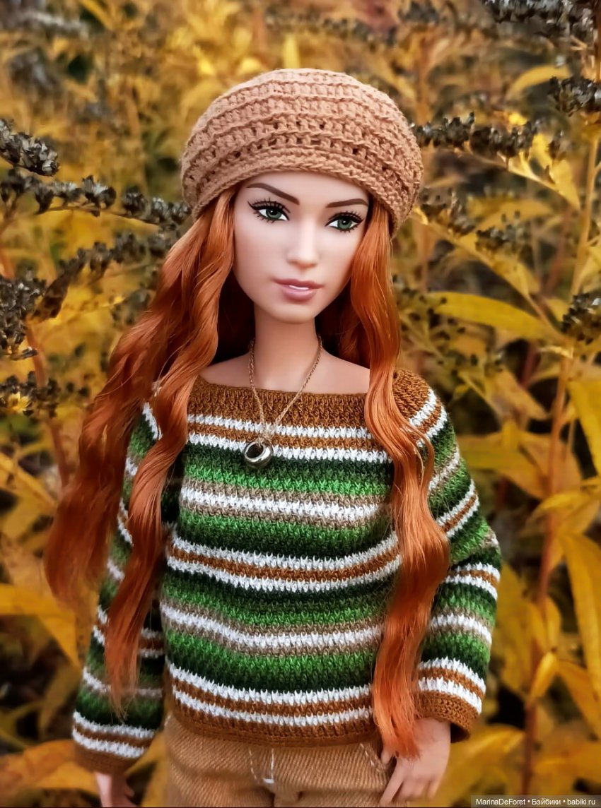 Вязаная одежда для кукол - часть двенадцатая - осень 2025