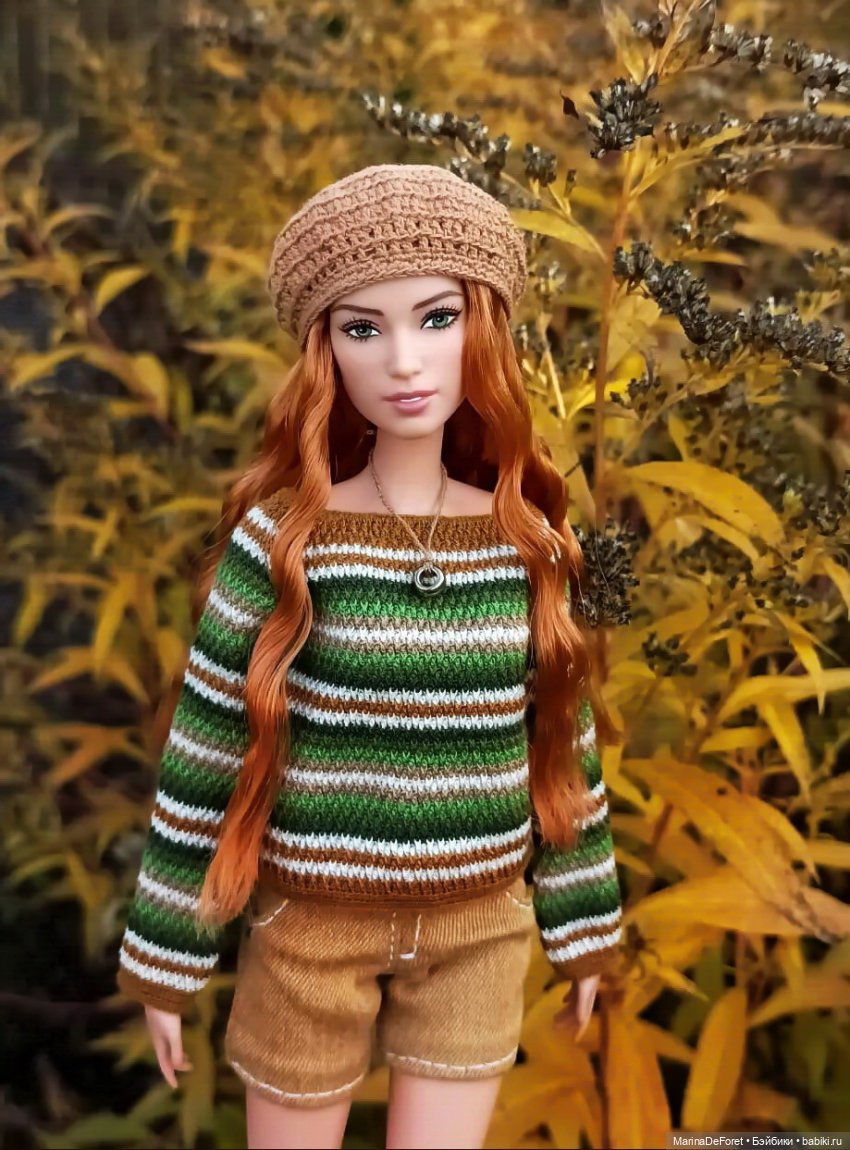 Вязаная одежда для кукол - часть двенадцатая - осень 2025