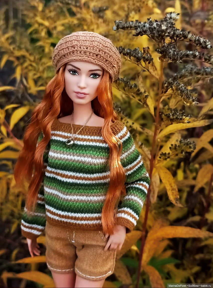 Вязаная одежда для кукол - часть двенадцатая - осень 2025