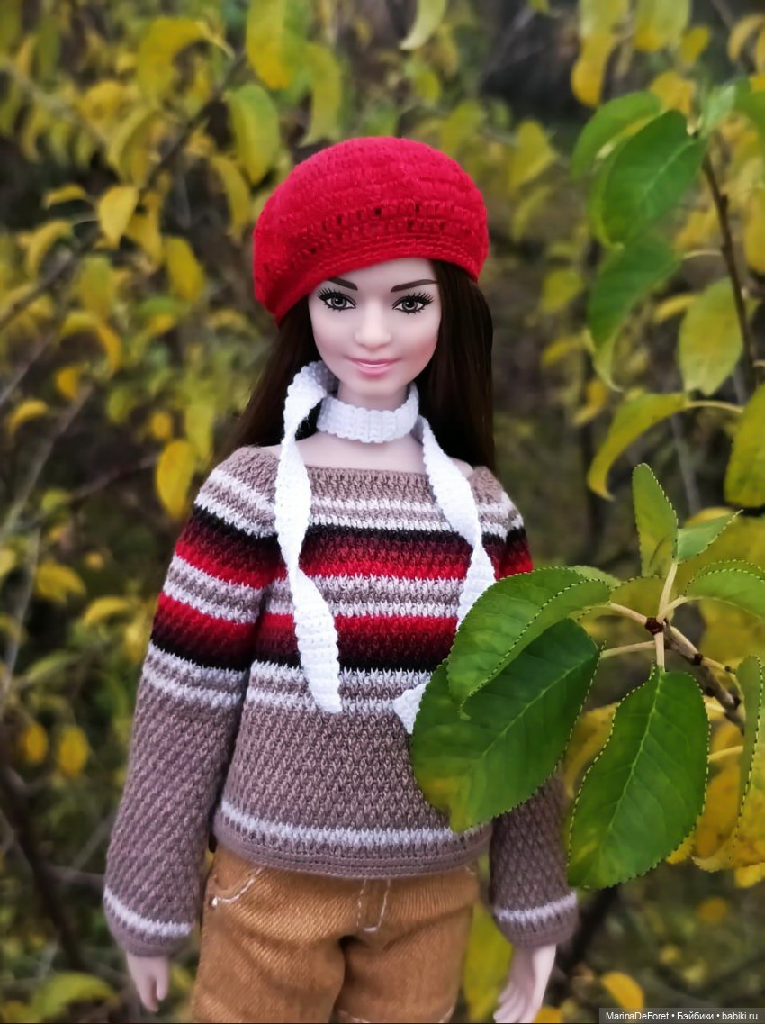Вязаная одежда для кукол - часть двенадцатая - осень 2025 (фото 7)